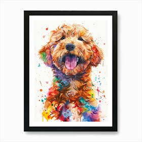 Poodle Painting 2 Art Print