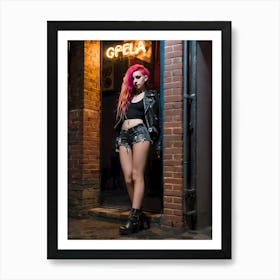 The Return Of Pretty Punk Girl ~Reimagined Art Print