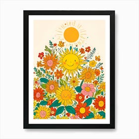 Sunflowers Art Print