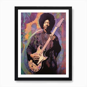 Jimi Hendrix Purple Haze 4 Art Print