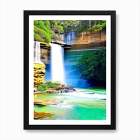 Waterfall Beach, Australia Majestic, Beautiful & Classic (1) Art Print