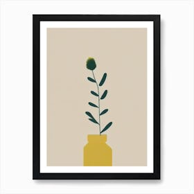 Mustard Herb Simplicity Art Print