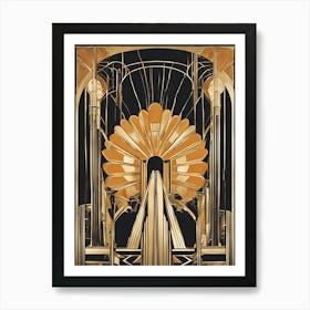 Building Deco Art Print