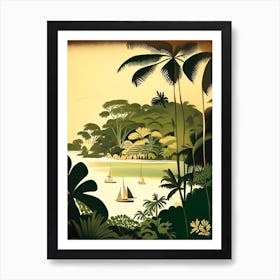 Boracay Philippines Rousseau Inspired Tropical Destination Art Print