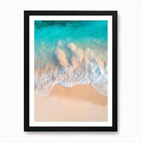 Aerial View Of A Beach 91 Art Print