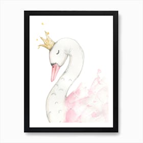 Swan Princess A Art Print