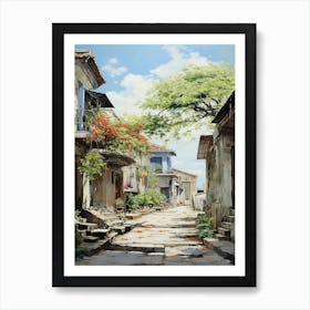 Old Manila Street 3 Art Print