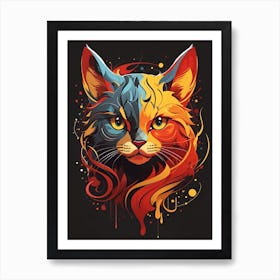 Kitty Cat Art Print