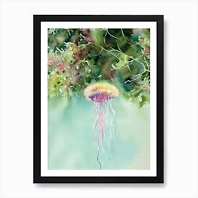 Granrojo Jellyfish II Storybook Watercolour Art Print