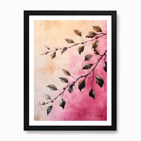 Berries On A Branch Art Print