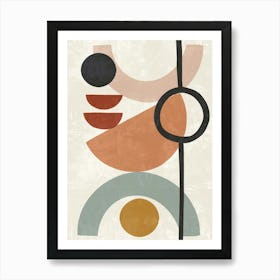 Abstract Shapes Canvas Print 1 Art Print