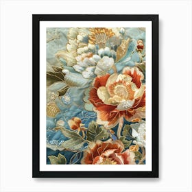 Chinese Floral Painting 9 Art Print