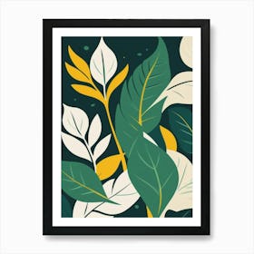 Tropical Leaves Art Print