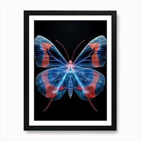 3d Butterfly 1 Art Print