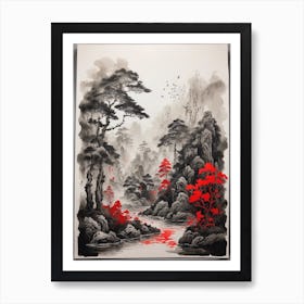 Asian Landscape 4 Art Print