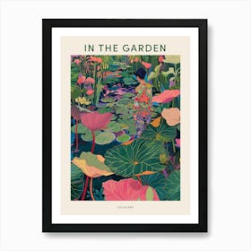 In The Garden Poster Lotusland Usa Art Print