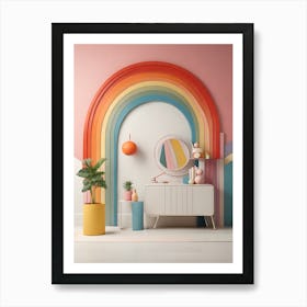 Rainbow Wall Art Art Print