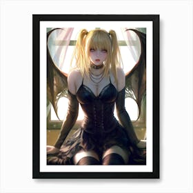 Gothic Girl Art Print