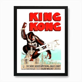 King Kong, Movie Poster Art Print