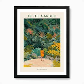 In The Garden Poster Butchart Gardens 1 Art Print