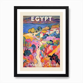 Sharm El Sheikh Egypt 4 Fauvist Painting Travel Poster Art Print