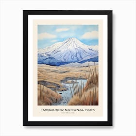 Tongariro National Park New Zealand 1 Poster Art Print