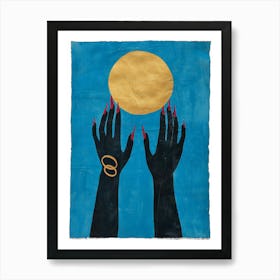 'Hands Up' Art Print