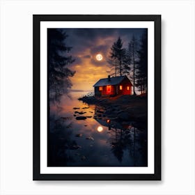 Cabin In The Woods 2 Art Print