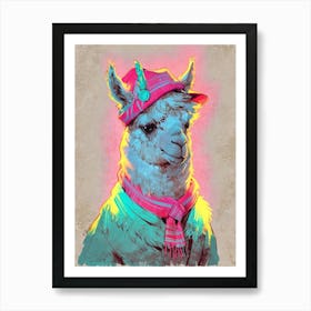Llama 16 Art Print
