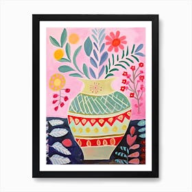 Vase Of Flowers Art Print