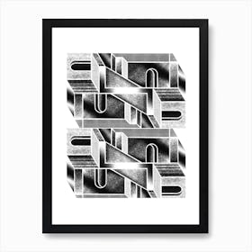 Maze Archway Art Print