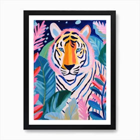 Tiger In The Jungle, Matisse Inspired Art Print