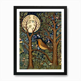 William Morris Robin In The Woods Art Print