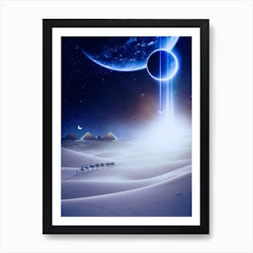 Space Desert Feeling Art Print