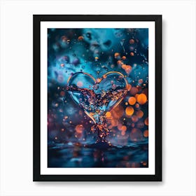 Heart Of Water Art Print