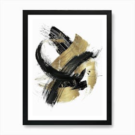 Abstract Brushstrokes Canvas Print 9 Art Print