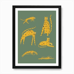 Cheetahs Art Print