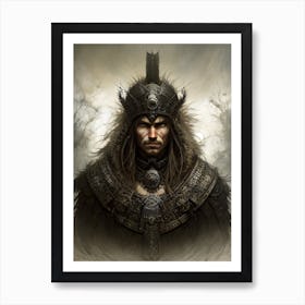 King Of The Vikings Art Print