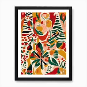 Abstract Painting Christmas Matisse Art Print