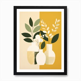 Three Vases 4 Art Print