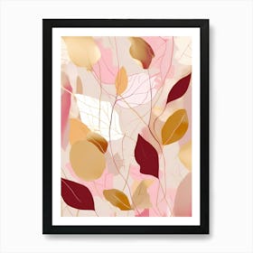 Abstract Leaves 20 Art Print