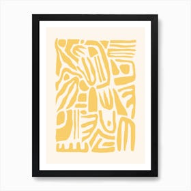 The Wishful Thinking Yellow 2 Art Print