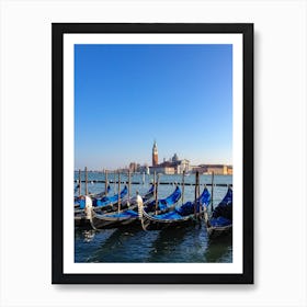 Venice Blue Art Print