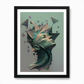 Diamond Man, artwork print, "Fighting Your Way" Art Print