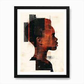 Portrait Of A Black Man 1 Art Print