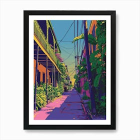 Garden District Pop Art 3 Art Print