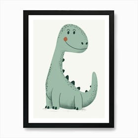 Dinosaur Letter C 1 Art Print