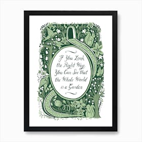 Secret Garden  Art Print