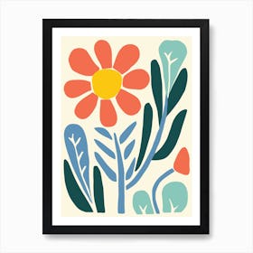 Flower Painting Art Print