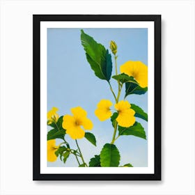 Hibiscus Bold Graphic Art Print